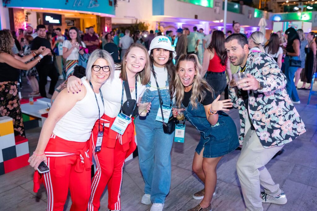 people at industry conference