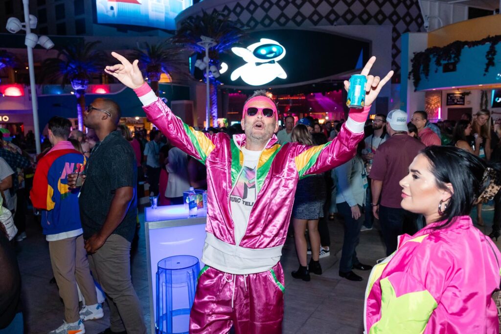 people at industry conference