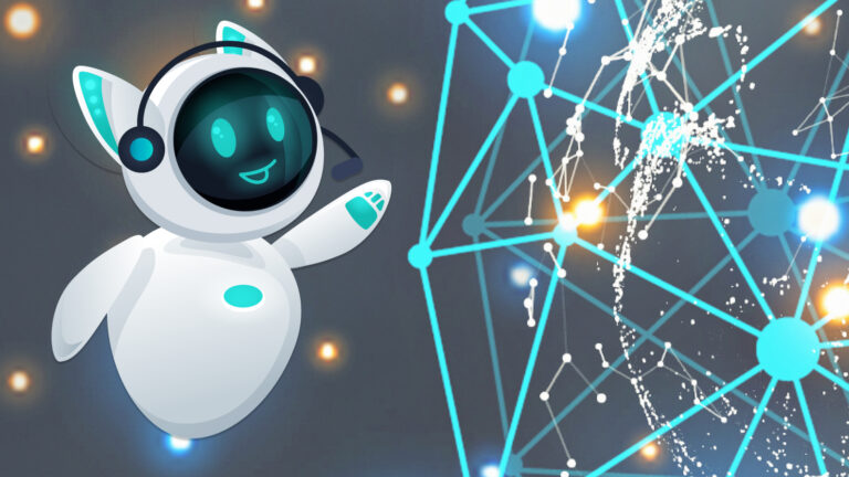 graphic of the 6sense robot mascot